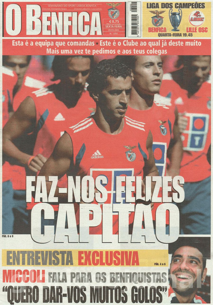 jornal o benfica 3202 2005-09-09